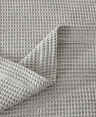 Waffle Weave Textured Cotton Blanket