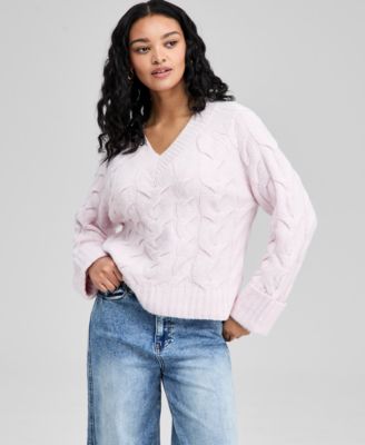 And Now This - Women's Long-Sleeve V-Neck Sweater