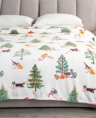 Velvet Plush Cozy Christmas Throw Blanket