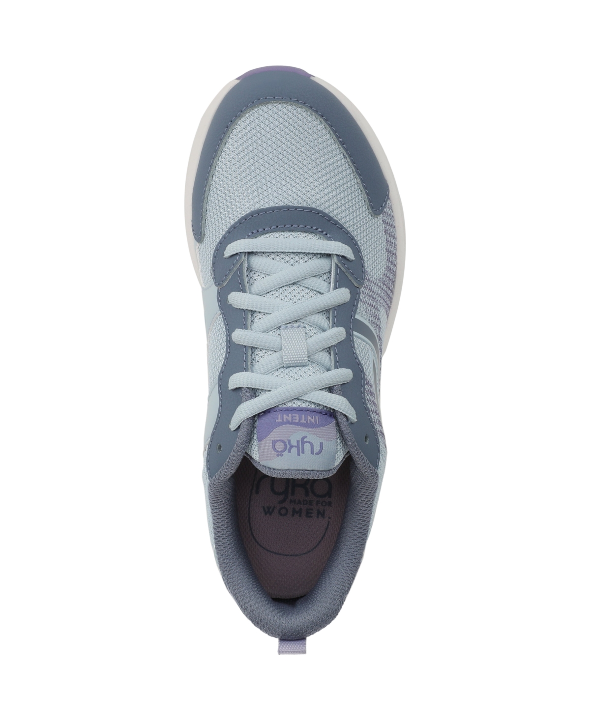 Ryka Women's Intent Lace Up Walking Sneakers In Blue