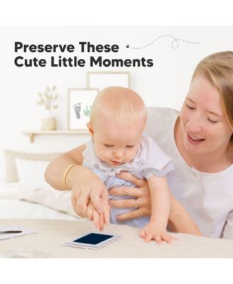 4pk Inkless Ink Pad for Baby Hand and Footprint Kit, Clean Touch Dog Paw, Dog Nose Print Kit, Baby & Pet Safe