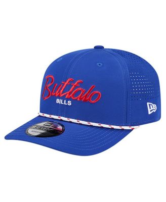 New Era - Men's Royal Buffalo Bills Script 9SEVENTY Adjustable Hat