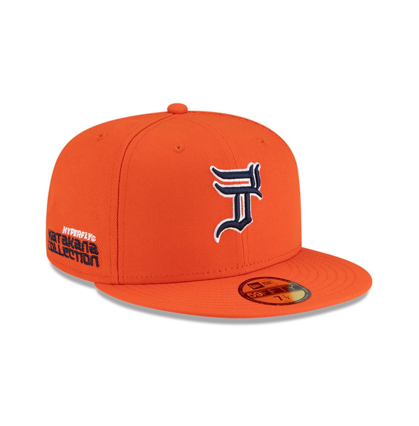 Мужская кепка New Era x Hyperfly Orange Detroit Tigers 59FIFTY Fitted Hat — фото 1