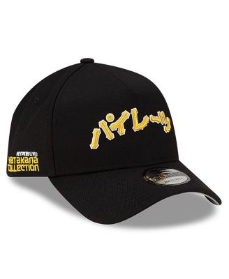 New Era - Men's Black Pittsburgh Pirates A-Frame 9FORTY Adjustable Hat