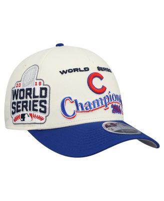 New Era - Men's Cream/Royal Chicago Cubs World Series 9FORTY M-Crown Adjustable Hat