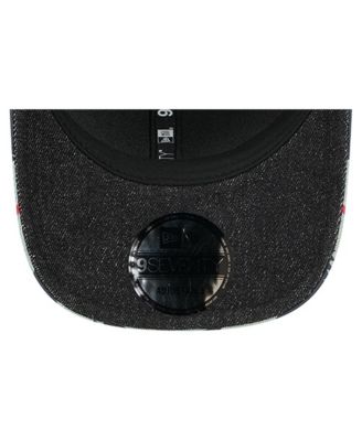 Men's Denim/Navy Boston Red Sox Aztec Denim 9SEVENTY Adjustable Hat