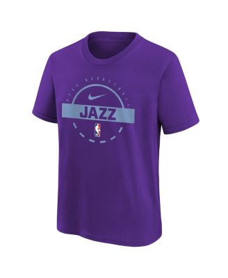 Big Boys and Girls Purple Utah Jazz Practice T-Shirt