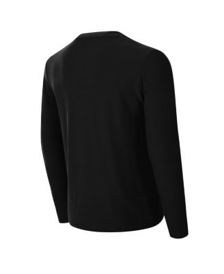 Men's Black Las Vegas Raiders Chestnut Long Sleeve Top and Pants Set