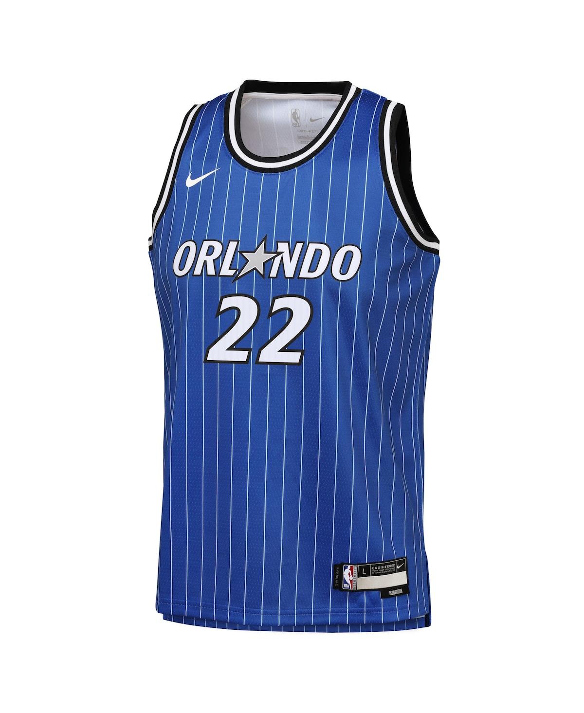 Nike Big Boys and Girls Franz Wagner Blue Orlando Magic Icon Edition Swingman Jersey