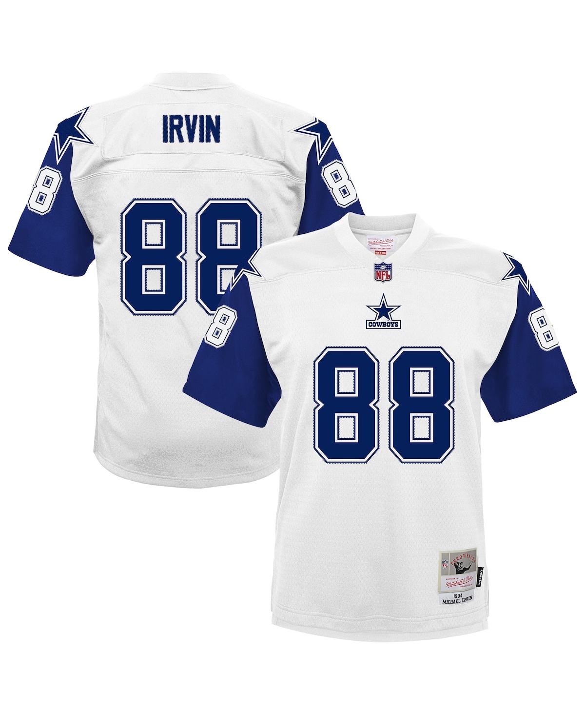 Mitchell & Ness Big Boys and Girls Michael Irvin White Dallas Cowboys 1994 Alternate Legacy Jersey
