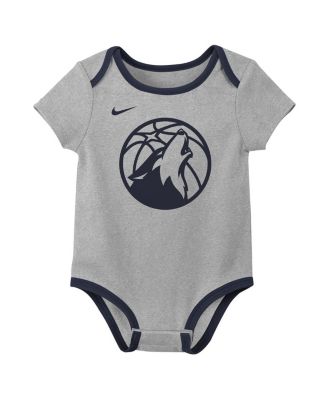 Baby Boys and Girls 2-Piece Newborn Minnesota Timberwolves Bodysuit Set