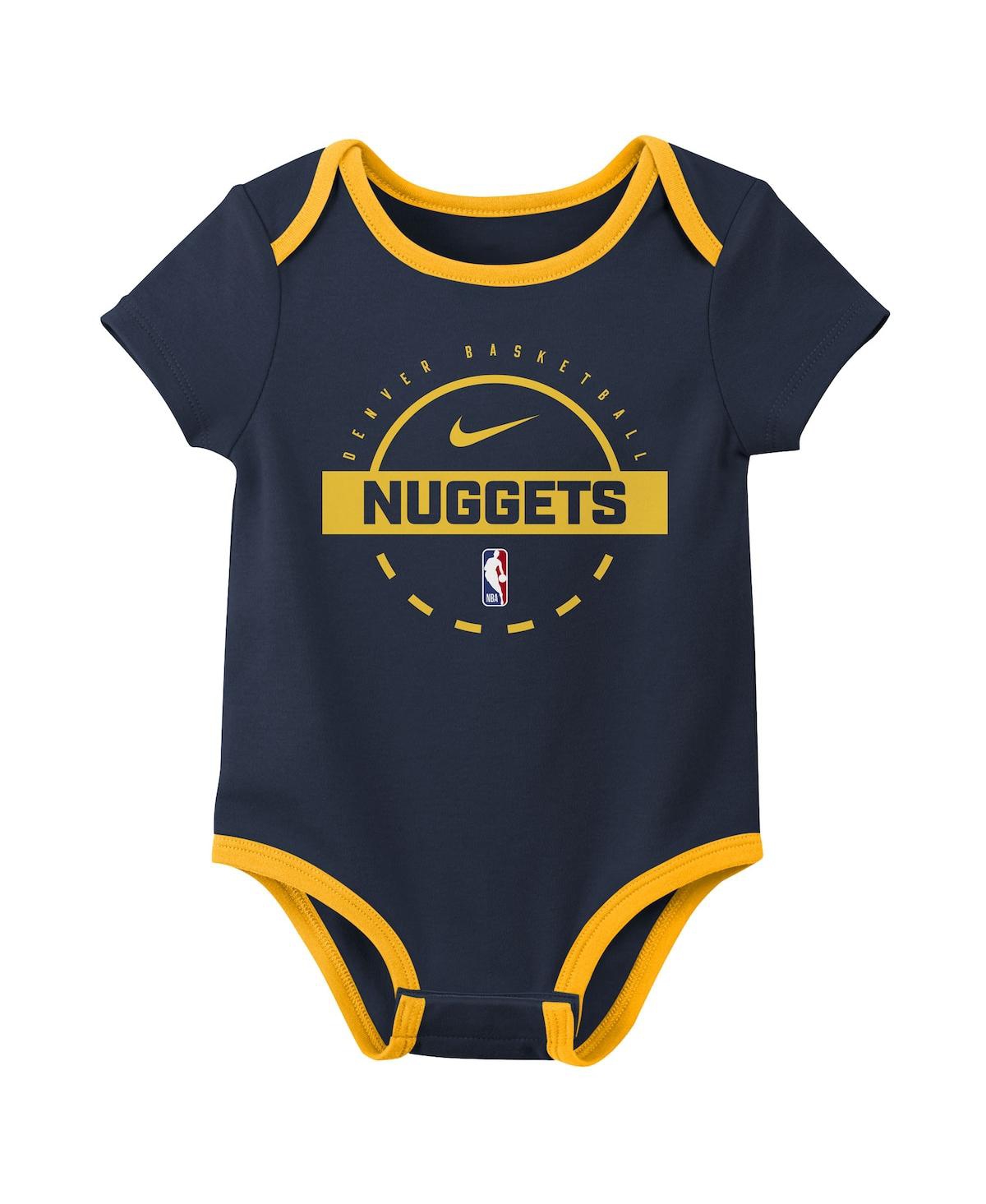 Nike Baby Boys and Girls 2-Piece Denver Nuggets Bodysuit Set