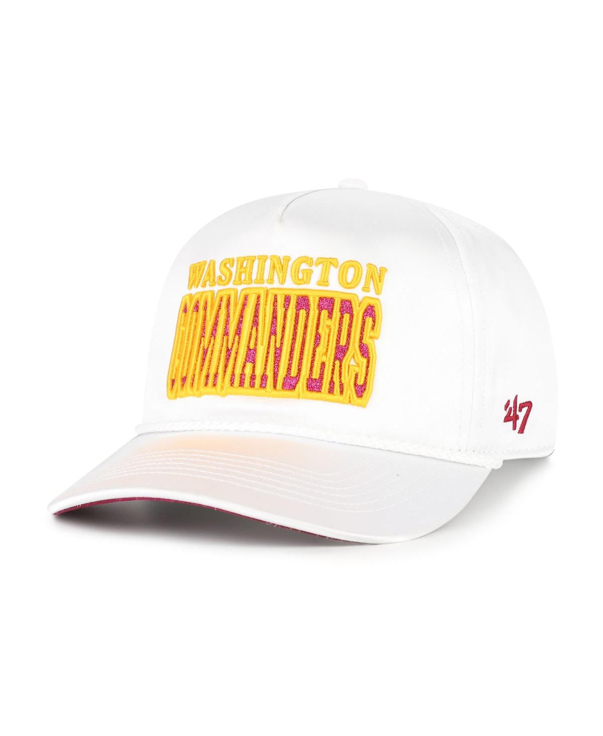 '47 Brand Women's White Washington Commanders Outspoken Hitch Adjustable Hat