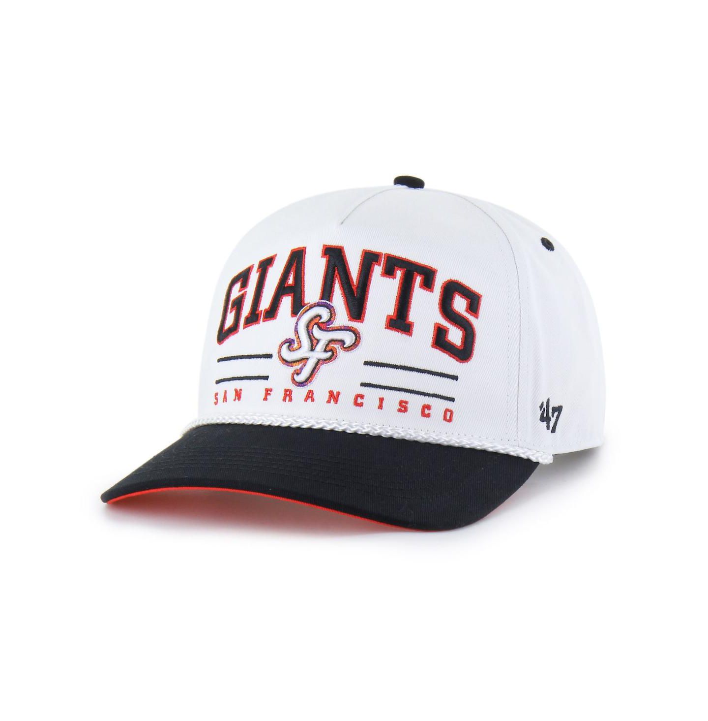 Мужская кепка '47 Brand White San Francisco Giants City Connect Roscoe Hitch Adjustable Hat — фото 1