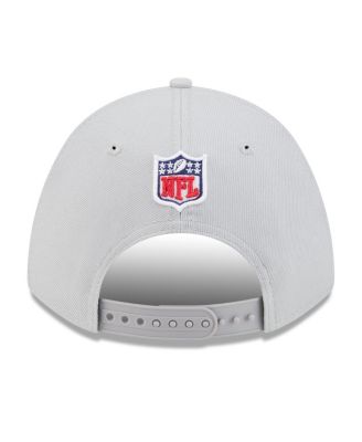 Big Boys and Girls Wolf Gray Seattle Seahawks 2025 Rivalries Collection 9FORTY A-Frame Adjustable Hat