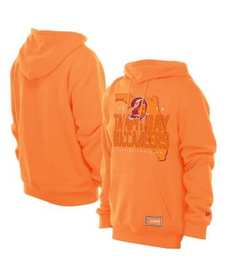 New Era - Men's Orange Tampa Bay Buccaneers Combine Authentic Local State Throwback Hoodie