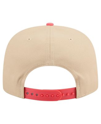 Men's Light Beige/Coral Chicago Cubs Color Pack A-Frame 9FIFTY Snapback Hat
