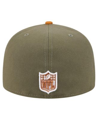 Men's Olive/Brown Dallas Cowboys 2-Tone Color Pack A-Frame 59FIFTY Fitted Hat