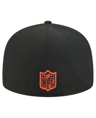 Men's Black Cincinnati Bengals Tri-Hit 59FIFTY Fitted Hat