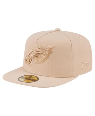 New Era - Men's Light Beige Philadelphia Eagles Color Pack A-Frame 59FIFTY Fitted Hat