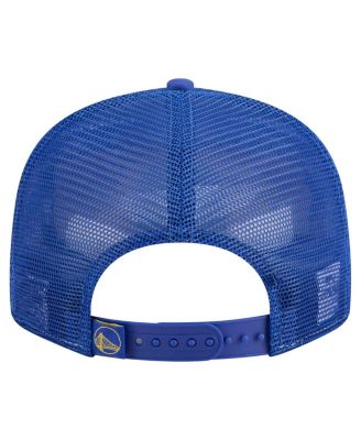 Men's Gold/Royal Golden State Warriors Outdoor Split Panel 9FIFTY Snapback Hat