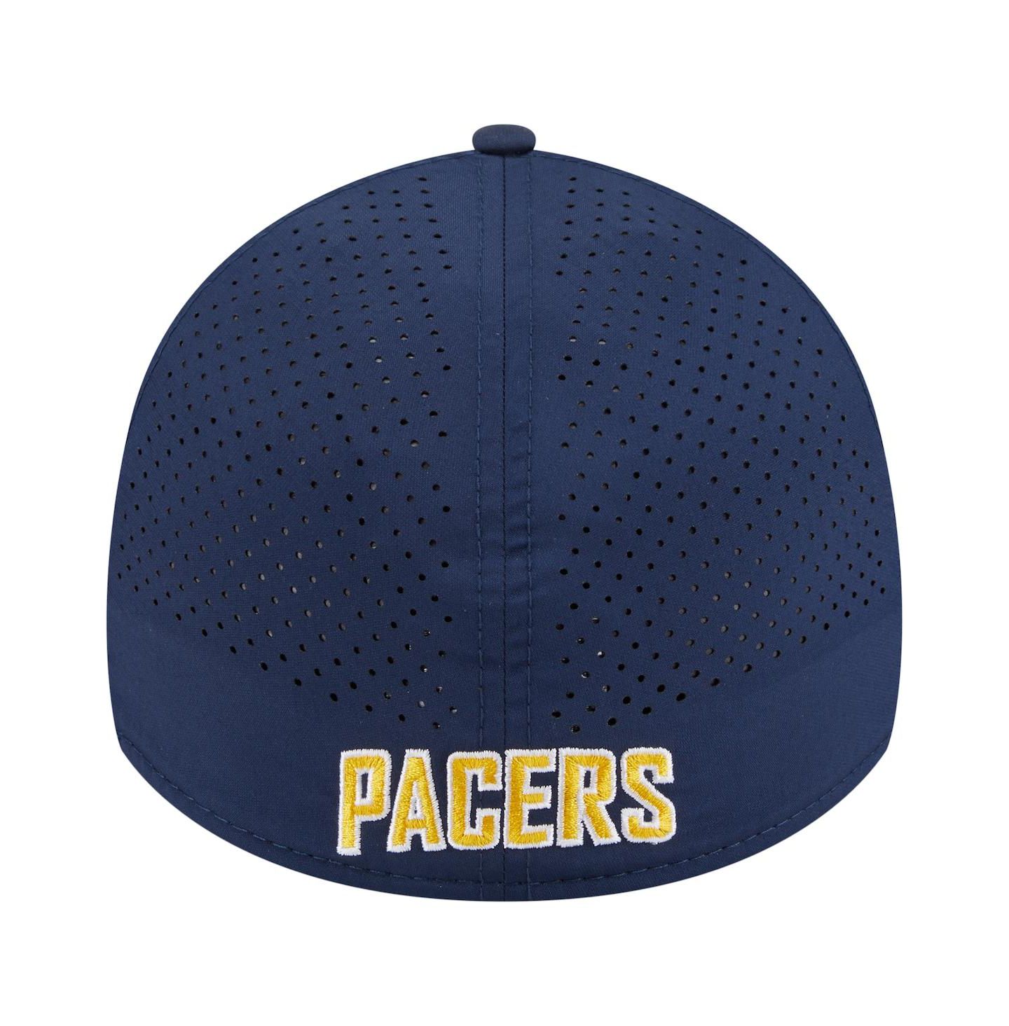 Мужская кепка New Era Navy Indiana Pacers Featherweight Poly Rope Flex 39Thirty Hat — фото 5