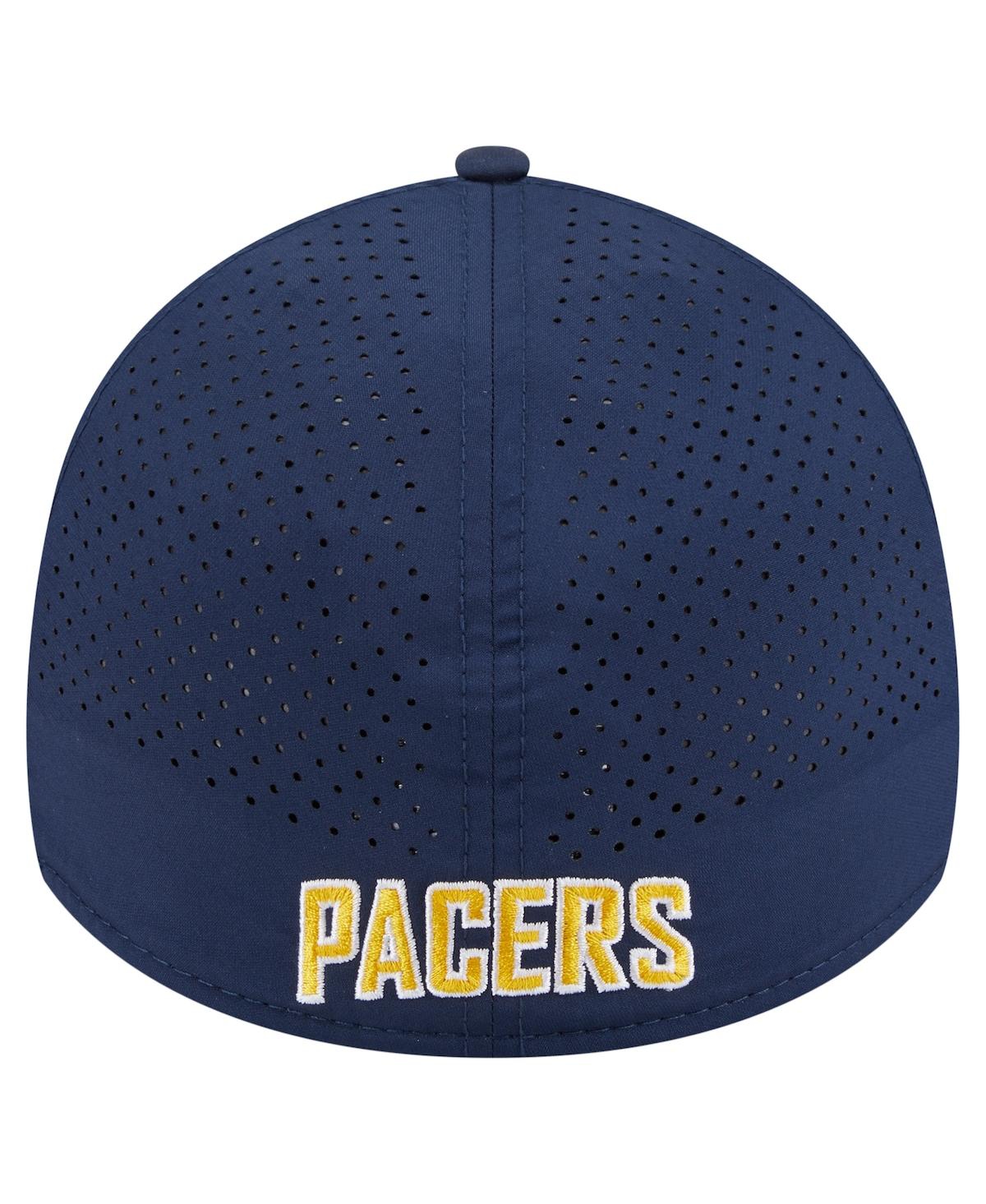 New Era Men's Navy Indiana Pacers Featherweight Poly Rope Flex 39Thirty Hat