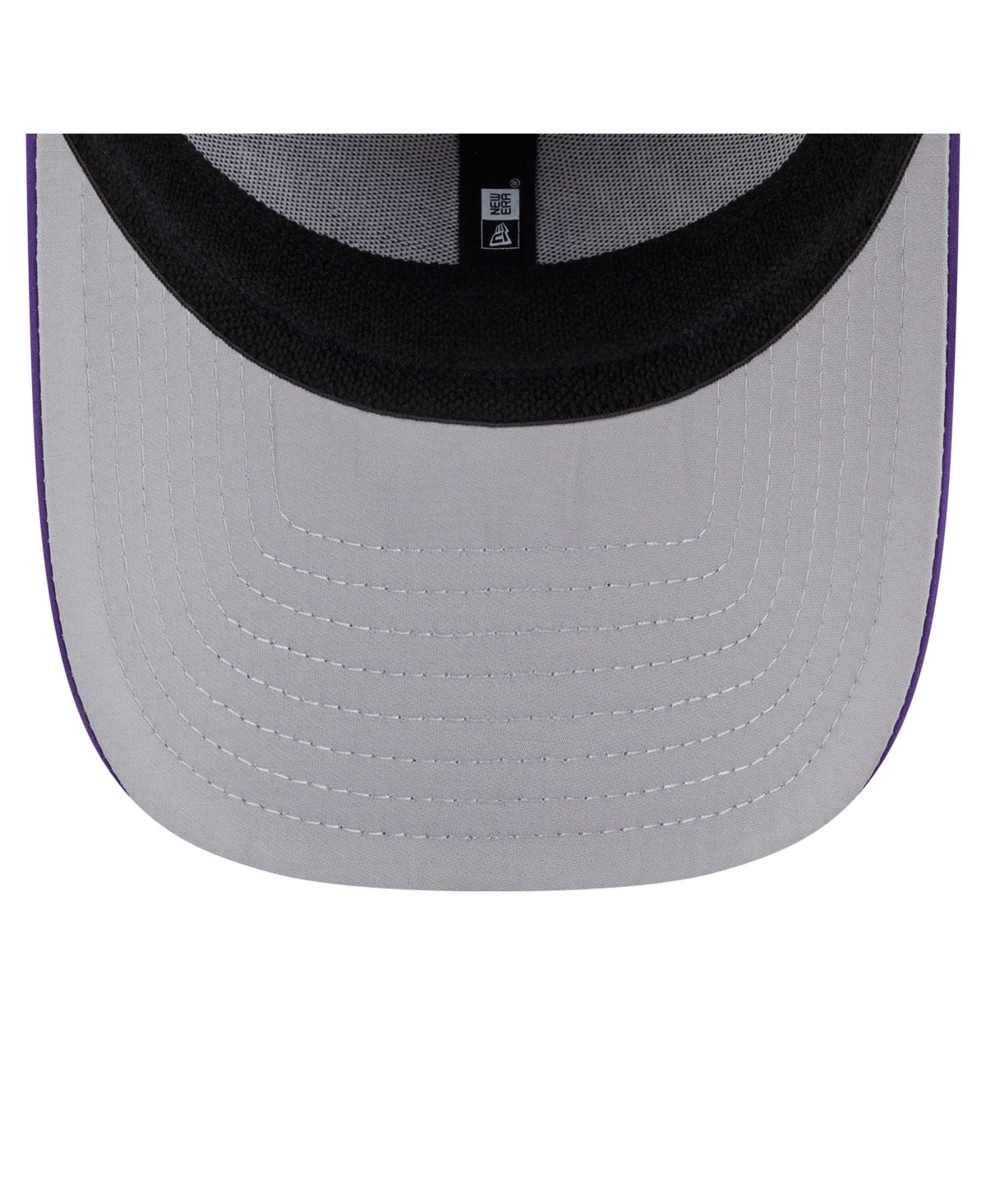 New Era Men's Purple Los Angeles Lakers Featherweight Poly Rope Flex 39Thirty Hat
