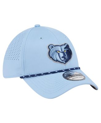 Men's Light Blue Memphis Grizzlies Featherweight Poly Rope Flex 39Thirty Hat