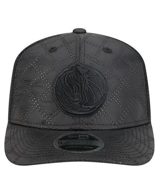 Men's Black Dallas Mavericks Quilted 9SEVENTY Trucker Adjustable Hat