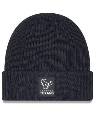 New Era - Men's Charcoal Houston Texans 2025 Sideline Cold Weather Cuffed Knit Hat