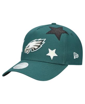 New Era - Women's Midnight Green Philadelphia Eagles Stardom A-Frame 9FORTY Adjustable Hat