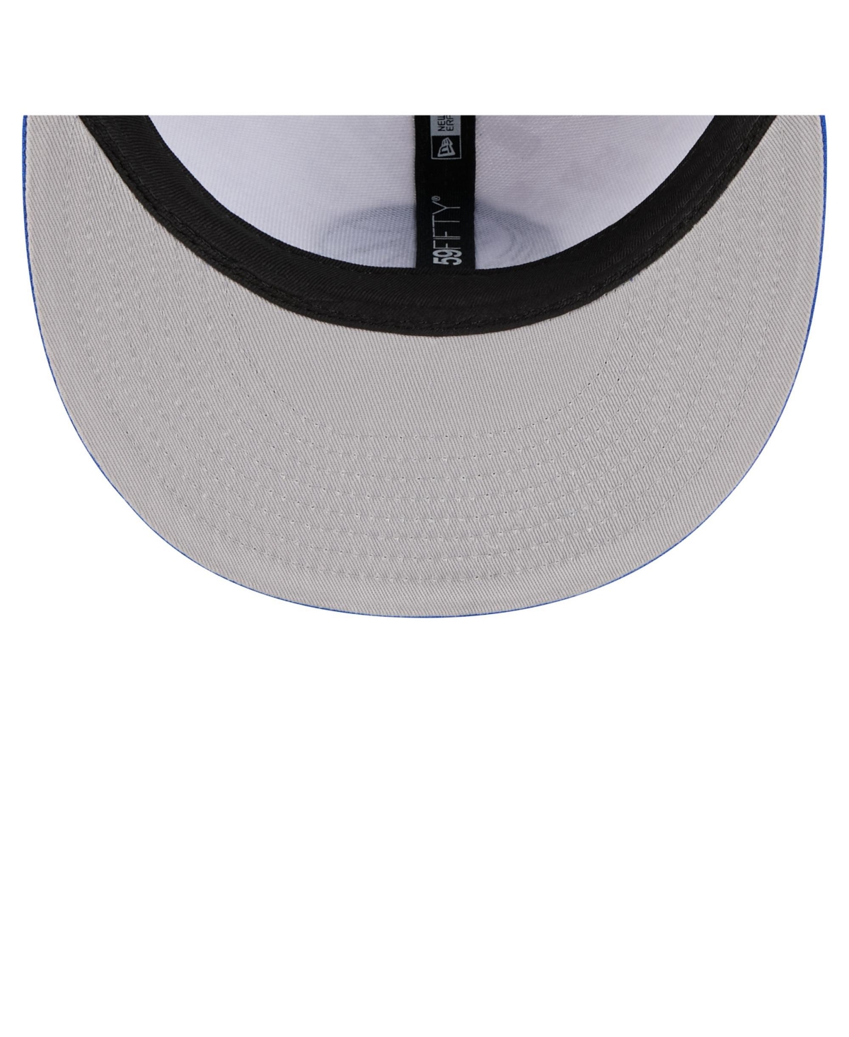 New Era Men's White/Blue Dallas Mavericks Repeat 59Fifty Fitted Hat