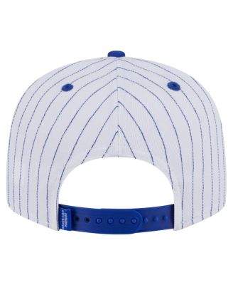 Men's White Golden State Warriors Deceptor Pinstripe 9FIFTY Snapback Hat