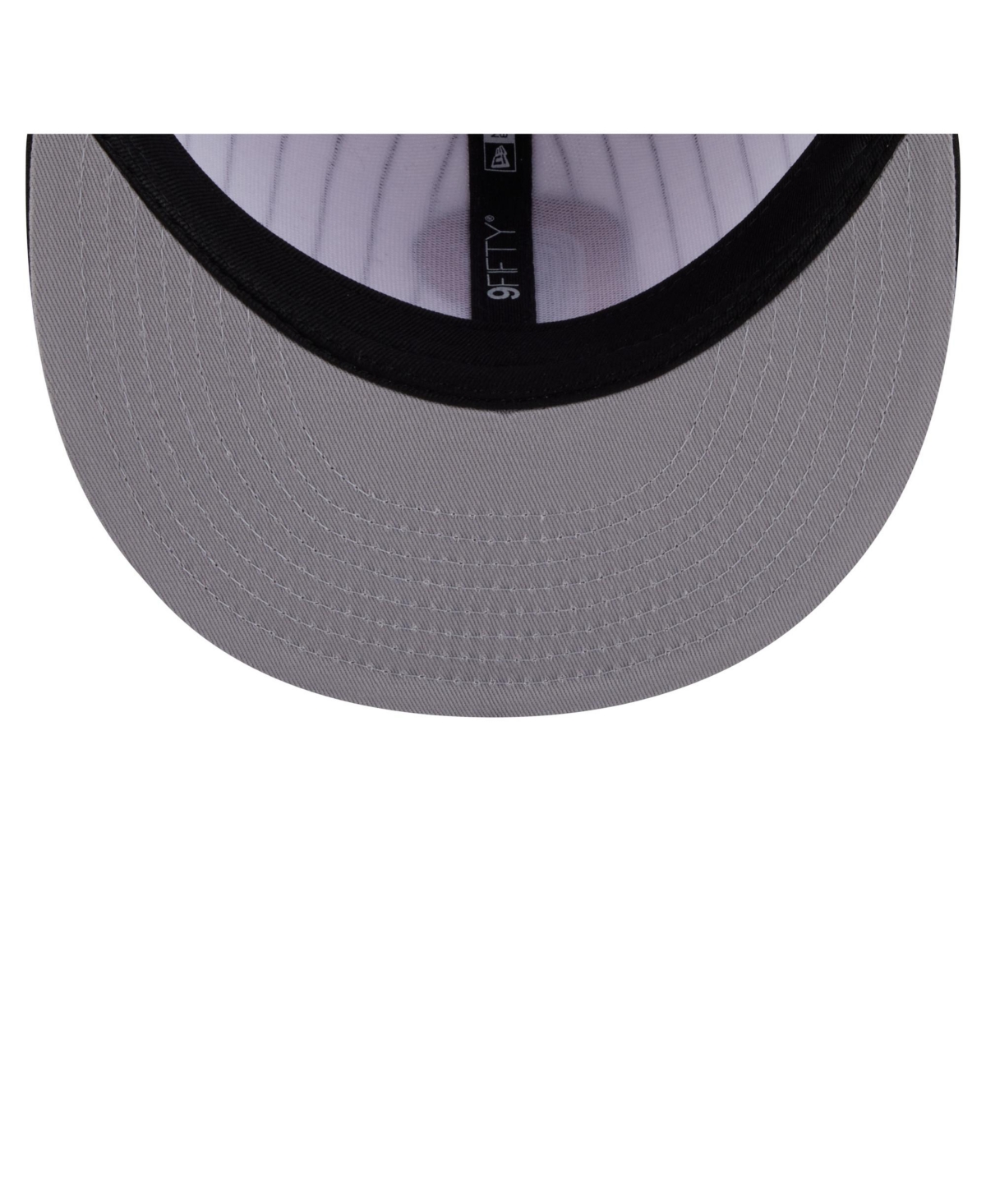 New Era Men's White Portland Trail Blazers Deceptor Pinstripe 9FIFTY Snapback Hat
