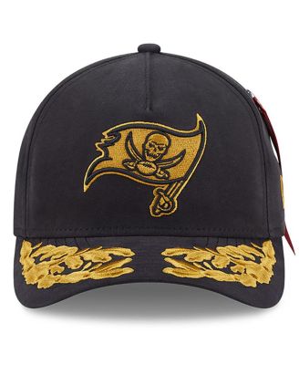 x Alpha Men's Industries Black Tampa Bay Buccaneers A-Frame 9FORTY Adjustable Hat