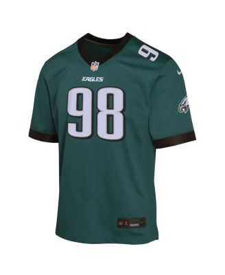 Big Boys and Girls Jalen Carter Midnight Green Philadelphia Eagles Game Player Jersey