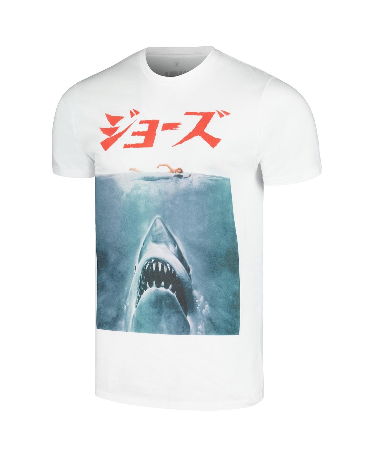 Ripple Junction Men's White Jaws Kanji T-shirt In White