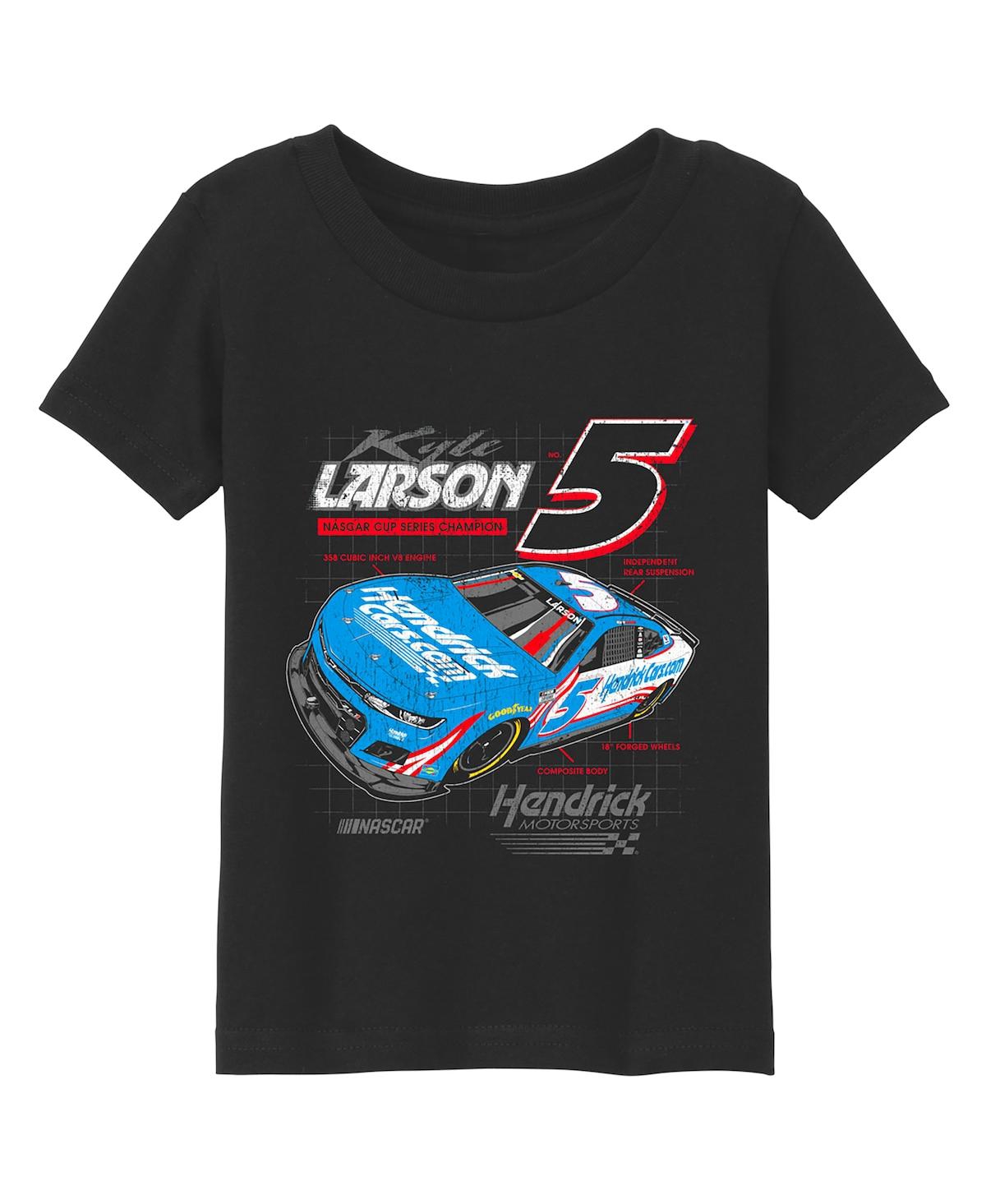 Hendrick Motorsports Team Collection Toddler Black Kyle Larson Car T-Shirt