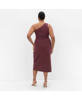 Plus Size Priyanka One Shoulder Dress