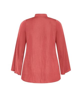 Plus Size Mahalia Neck Tie Top