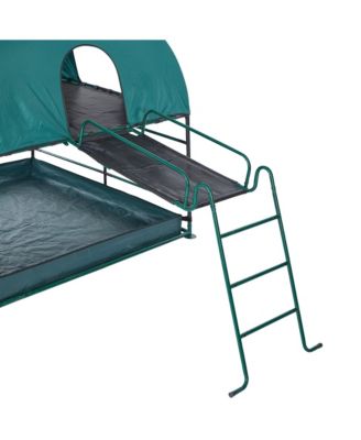 Climbing Bridge/Ladder Accessory – Compatible Add-On for 2-Level Climbing Den Playset (Compatible with JKCF)