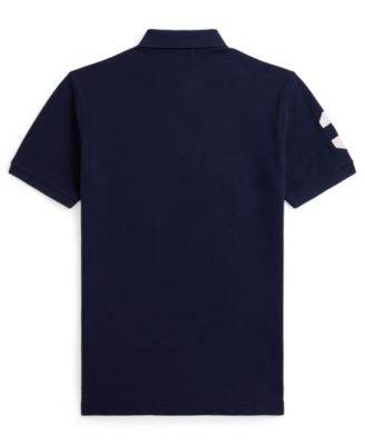 Boys 8-20 Triple-Pony Cotton Polo Shirt