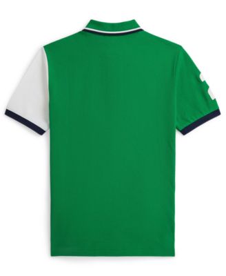 Boys 8-20 Polo Bear Cotton Mesh Polo Shirt