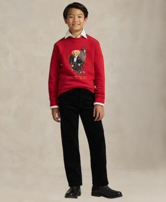 Boys 8-20 Lunar New Year Polo Bear Long-Sleeve Sweatshirt