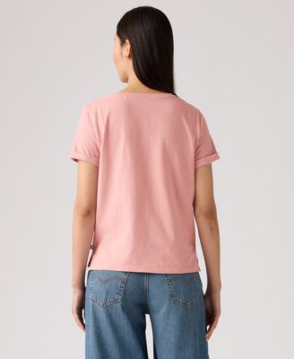 Women's Margot Cotton Embroidered-Trim T-Shirt