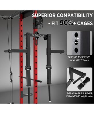 Lateral Raise Machine for Squat Rack - Deltoid Trainer with 1" Hole Compatibility