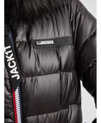 Women's R4D Faux Fur Tricolore Racer Jacket