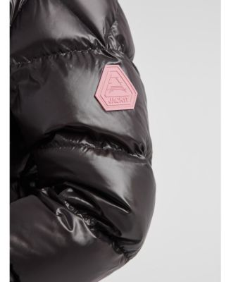 Women's EZ Boxed Racer Hooded Puffer Coat