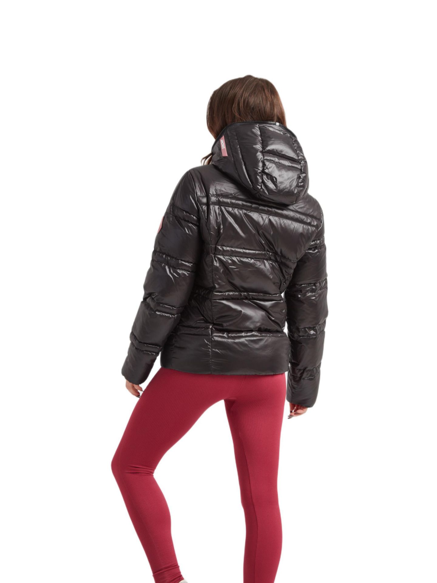 Женская куртка JACK1T R4D Tramline Racer Hooded Puffer, цвет: Чёрный — фото 3